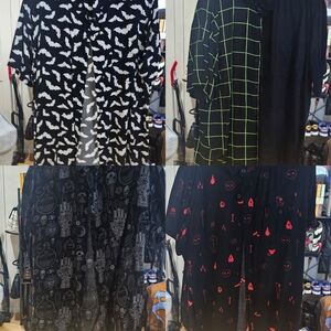 4 Novelty Button-Up Shirts